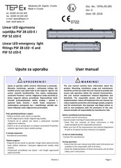 Tep Ex PSF 28 LED-E User Manual