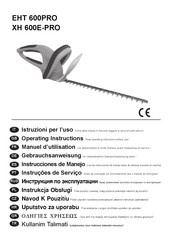 Castelgarden EHT 600PRO Operating Instructions Manual