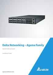 Agema Delta AGV424 Installation Manual