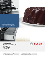 Bosch HEZ635000 Instruction Manual
