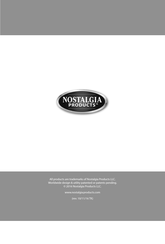 Nostalgia BS20RD Instructions And Recipes Manual