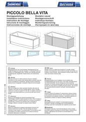 Duscholux PICCOLO BELLA VITA Series Installation Instructions Manual