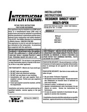 Intertherm Millivolt DMPFNM-2 Installation Instructions Manual