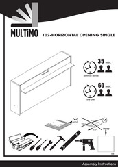 Multimo 102-HORIZONTAL OPENING SINGLE Assembly Instructions Manual
