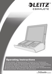 Esselte LEITZ complete Operating Instructions Manual