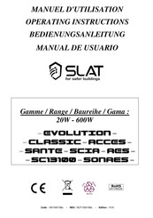 SLAT CLASSIC Operating Instructions Manual