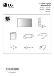 LG 75UM3C Manual