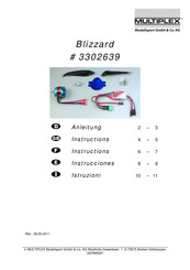 Modellsport MULTIPLEX Blizzard Instructions Manual