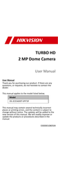 HIKVISION TURBO HD DS-2CE5AD0T-VPIT3F User Manual