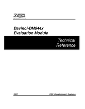Spectrum Digital Davinci-DM644 Series Technical Reference