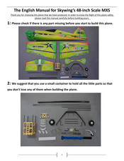 RC Groups Skywing's 48-inch Scale MXS Manual