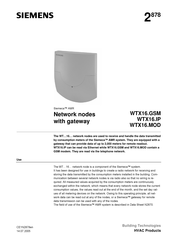 Siemens WTX16.GSM Quick Start Manual