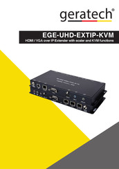 geratech EGE-UHD-EXTIP-KVM Manual