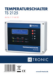 H-Tronic TS 2125 Manual