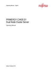 Fujitsu PRIMERGY CX420 S1 Operating Manual