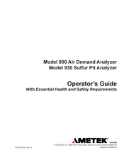 Ametek 900 Operator's Manual