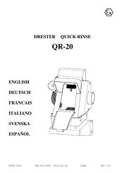 DRESTER QR-20 Manual