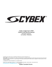 Cybex Jungle Gym 17000 Owner's And Service Manual