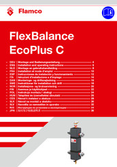 flamco FlexBalance EcoPlus C 2 Installation And Operating Instructions Manual