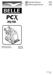 Belle PCX 20/50 Operator's Manual