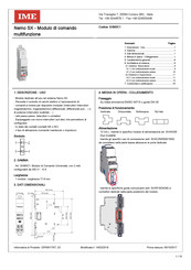 IME Nemo SX SXM0C1 Manual