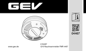 GEV Q10 FMR 4467 Operating Instructions Manual