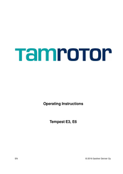 TAMROTOR Tempest E6 Operating Instructions Manual