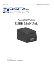 Digital Check ReceiptNOW Elite User Manual