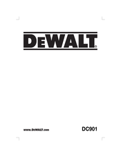 DeWalt DC901 Instructions Manual