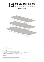 Sanus Foundations BFAV550 Manual