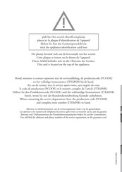 Atag HG6111K Manual