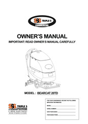 Triple S BEARCAT 20TD Owner's Manual