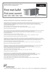 GARDIVAL ALPHA 200 Manual
