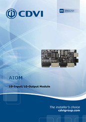 CDVI AIOM Installation Manual