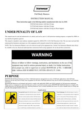 ironwear 2125 Instruction Manual