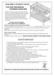 Donco 1019 Assembly Instructions Manual