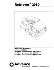 Nilfisk-Advance Advance Retriever 56418002 Service Manual