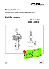 ZIMM Z Series Instruction Manual