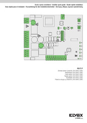 Vimar Elvox RS17.P Installer Quick Manual