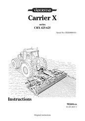 Vaderstad Carrier CRX 425-625 Instructions Manual
