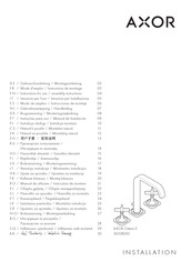 Hans Grohe AXOR Citterio E 36108000 Instructions For Use And Assembly Instructions