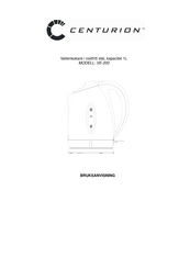 Centurion VE-200 Instruction Manual
