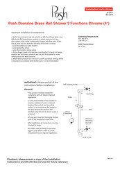 Posh Domaine Installation Instructions
