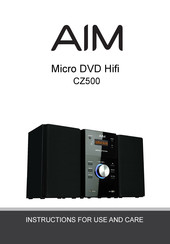 Aim CZ500 Instructions For Use And Care Manual