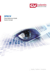 Carl Valentin DPM IV Series Quick Reference Manual