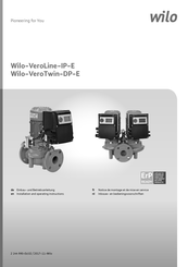Wilo VeroLine-IP-E Installation And Operating Instructions Manual