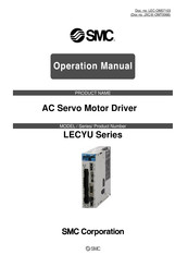 SMC Networks LECYU2-V8 Operation Manual