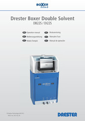 DRESTER Boxer Double S DI22S Operation Manual