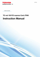 Toshiba JTNI6 Series Instruction Manual