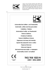 Team Kalorik TKG TKB 1023 N Manual